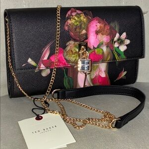 Ted Baker Leather Metallic Crossbody bag